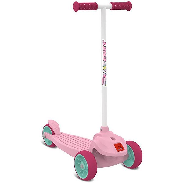 Patinete Meu 1º Skatenet RS ATÉ 50KG com Guidão Fixo e Rodas Largas