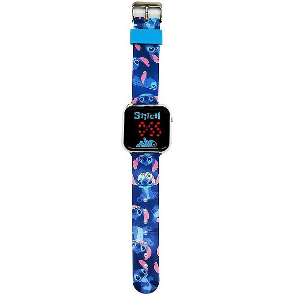 Relógio Infantil STITCH Digital com Pulseira Ajustável
