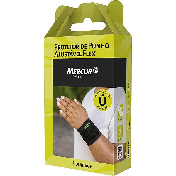 Protetor de Punho Ajustável FLEX Ergonômico em Neoprene Bilateral