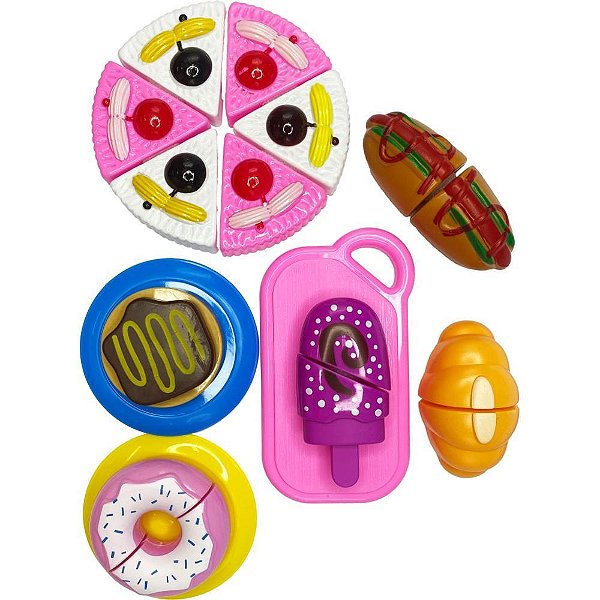 Brincando de Casinha Confeitaria CREC 15 Peças Sortido TOY MIX