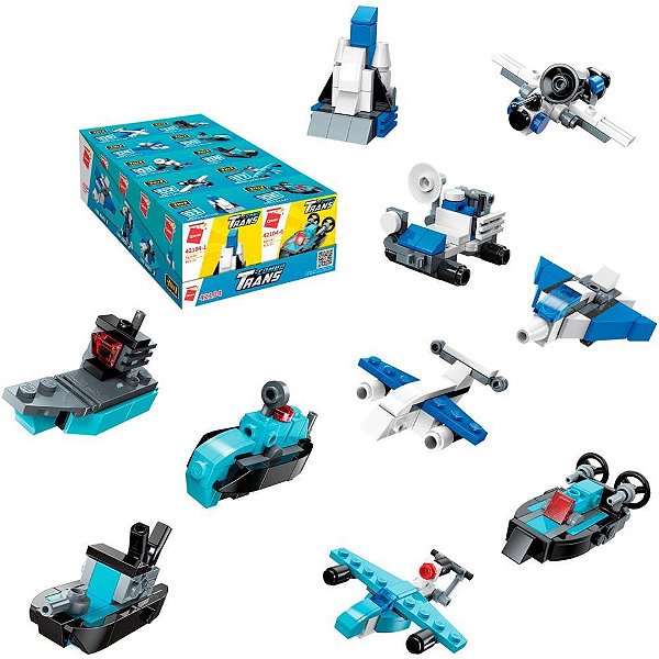 Brinquedo para Montar SET Expedição e Transporte 3 em 1 Sortido