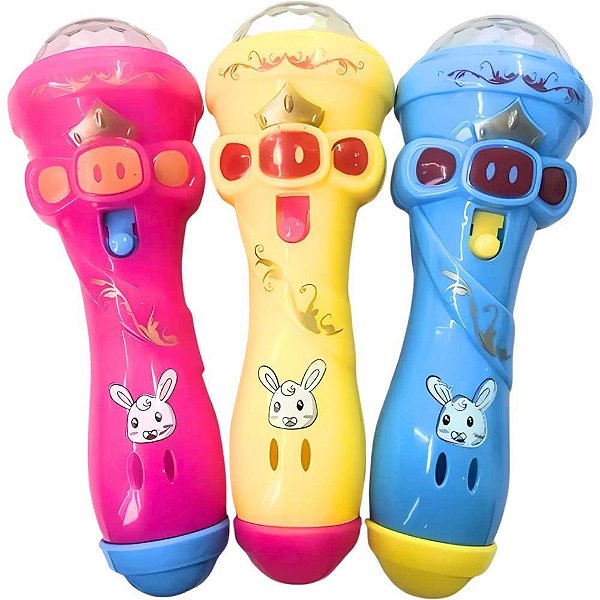 Instrumento Musical Microfone Infantil com Luzes Sortido TOY MIX