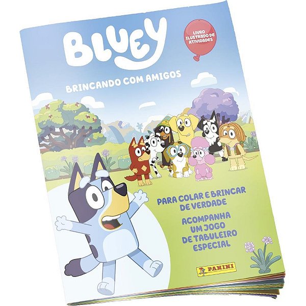 álbum de Figurinhas Bluey Brochura Oficial 192 Figurinhas