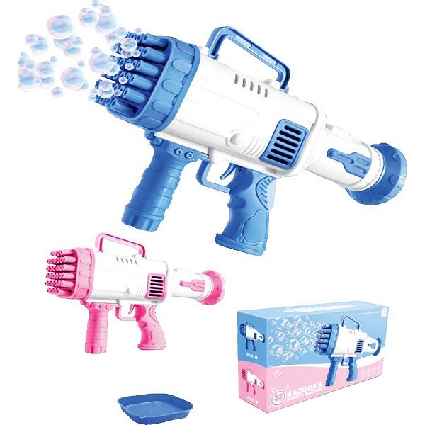 Bazuca de Bolhas de Sabão 32 Furos 25,5X7X17CM