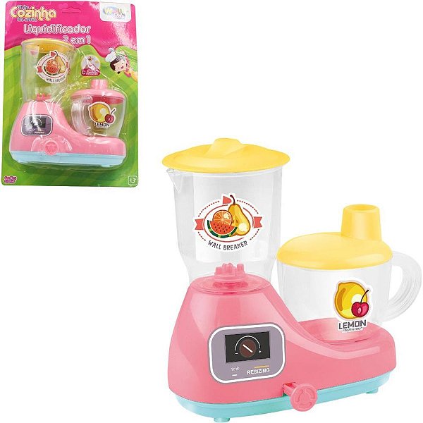 Brincando de Casinha Liquidificador 2 em 1 a Fricção Infantil