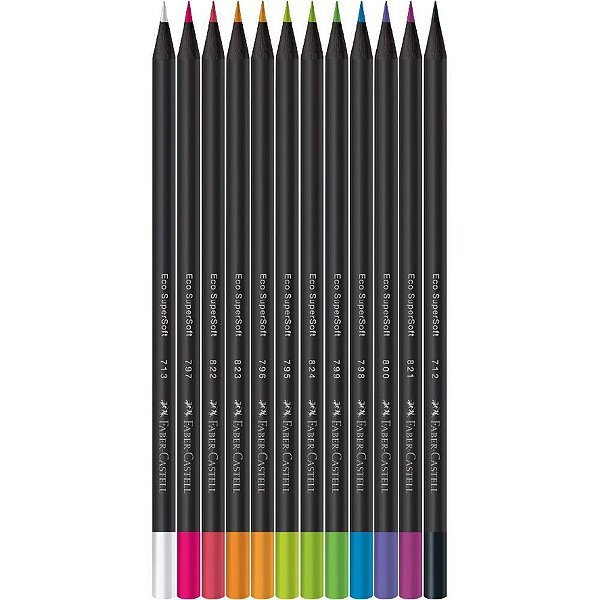 Lápis de COR Redondo Supersoft Neon 12 Cores PCT C/12 FSC