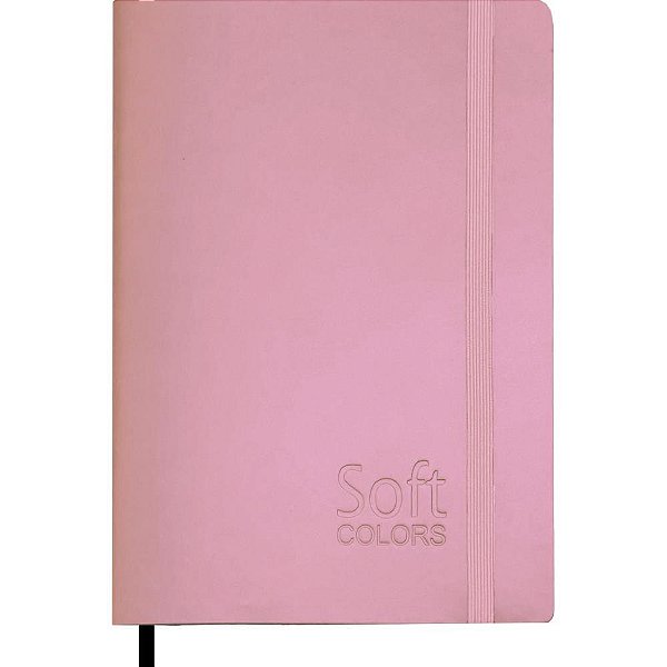 Agenda 2026 SOFT Colors com 176 Folhas, Capa Metalizada Flexível (pacote com 4)