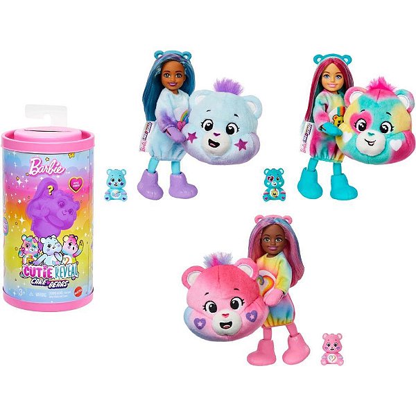 Barbie Reveal Chelsea Cutie Ursinhos Carinhosos com Surpresas