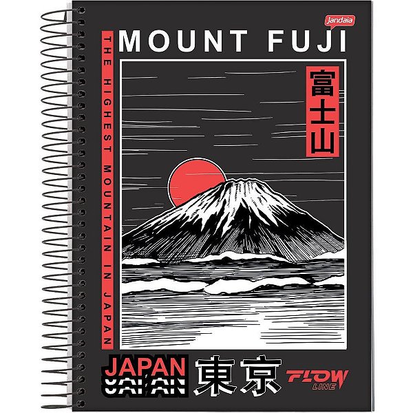 Caderno 25X1 Capa Dura FLOW 400 Folhas Pacote com 2 Unidades