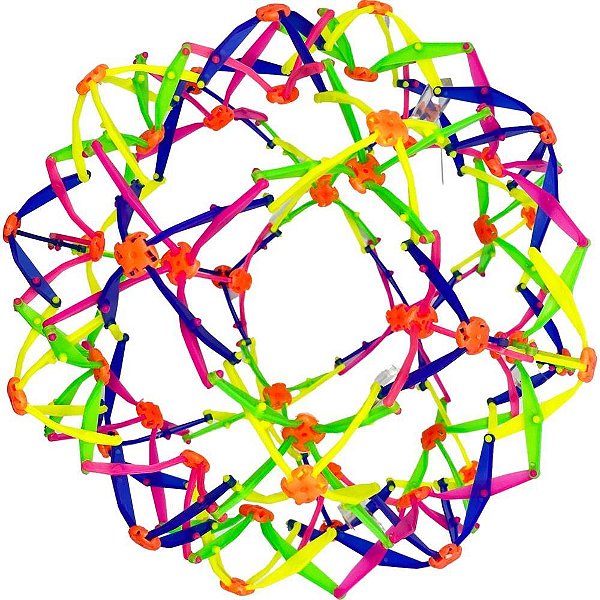 Brinquedo Educativo Bola Mágica 14CM Expansível Colorida