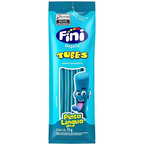 Doce Tubes Pinta Língua 15G (display com 12 Unidades)