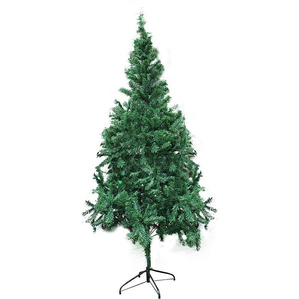 árvore de Natal Verde 210CM com 600 Galhos para Decoração - KIT