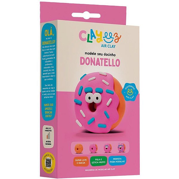 Massa para Modelar Criativa Clayeez Donatello 38G