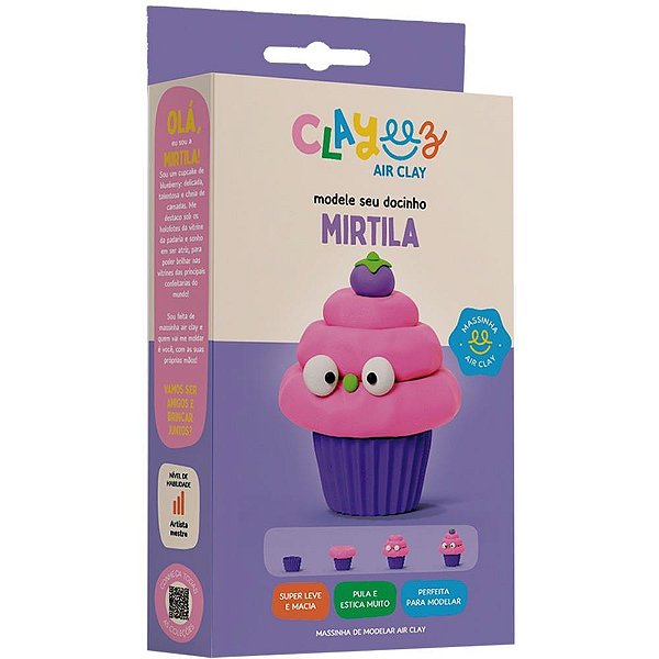 Massa para Modelar Criativa Clayeez Mirtila 38G