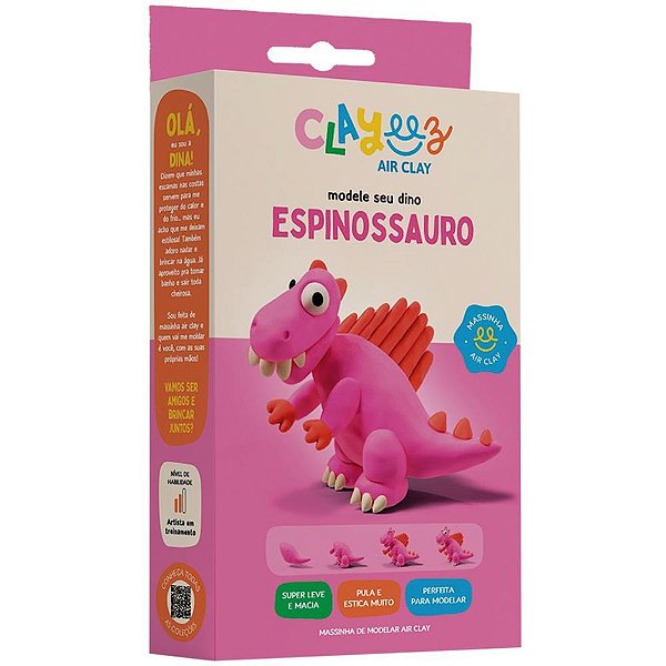 Massa para Modelar Criativa Clayeez Espinossauro 38G