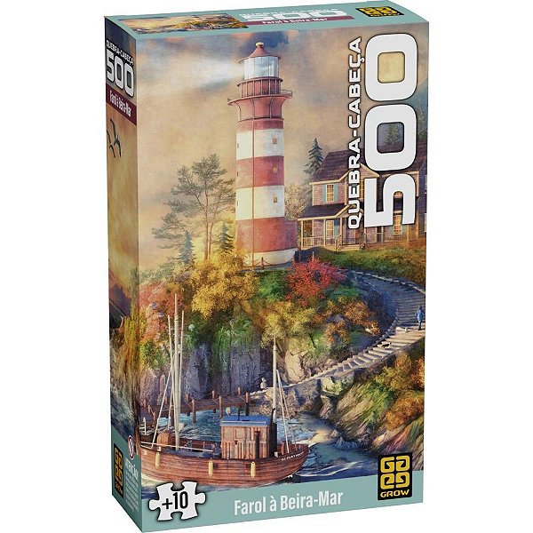QUEBRA-CABEÇA Cartonado Farol À BEIRA-MAR 500 Peças