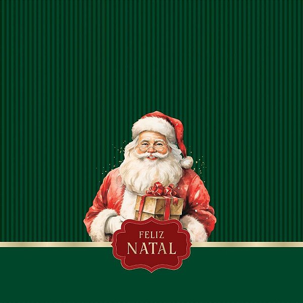 Saco Metalizado 35X55CM Natal Tempo de Celebrar Vermelho Pacote C/ 50