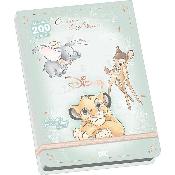 Caderno de Adesivos Disney Classics com 200 Figurinhas Destacáveis