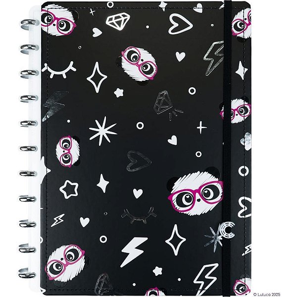 Caderno Inteligente Grande Luluca Pandalu STAR 80 Folhas 215X280MM
