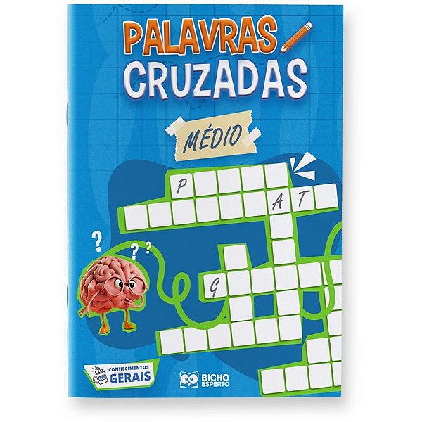 Livro de Atividades Cruzadinhas Nível Médio – Pacote com 10