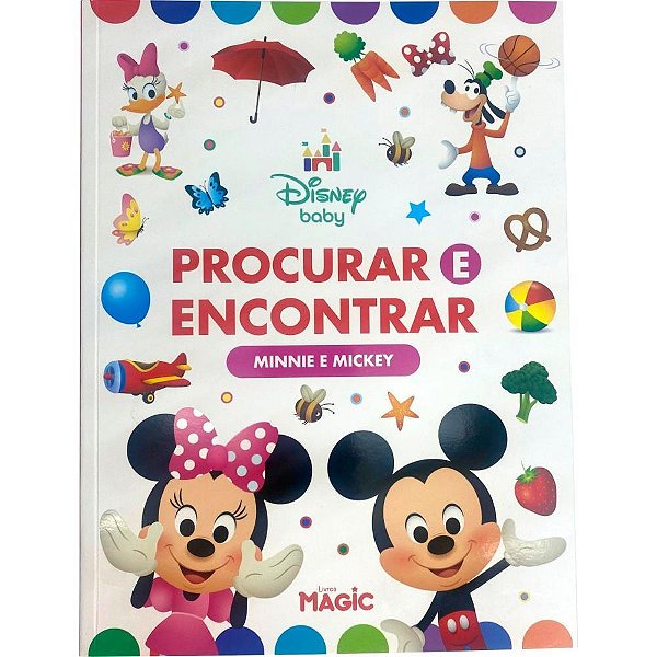 Livro de Atividades Procurar e Encontrar Mickey – 34 Páginas Coloridas