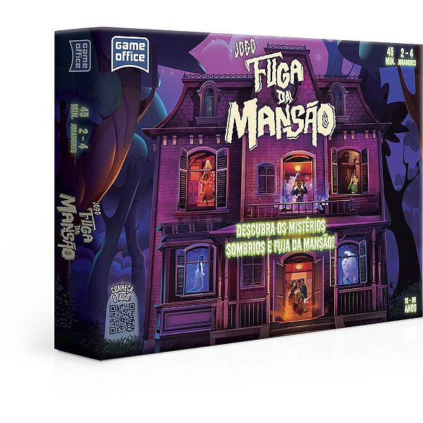 Jogo de Tabuleiro Fuga da Mansão