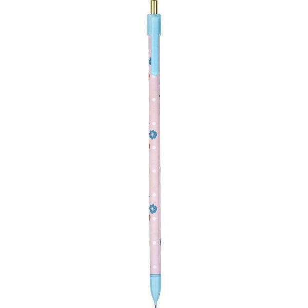 Lapiseira 0.7MM LONG Line Plástica Corpo Fino e Alongado Display com 12