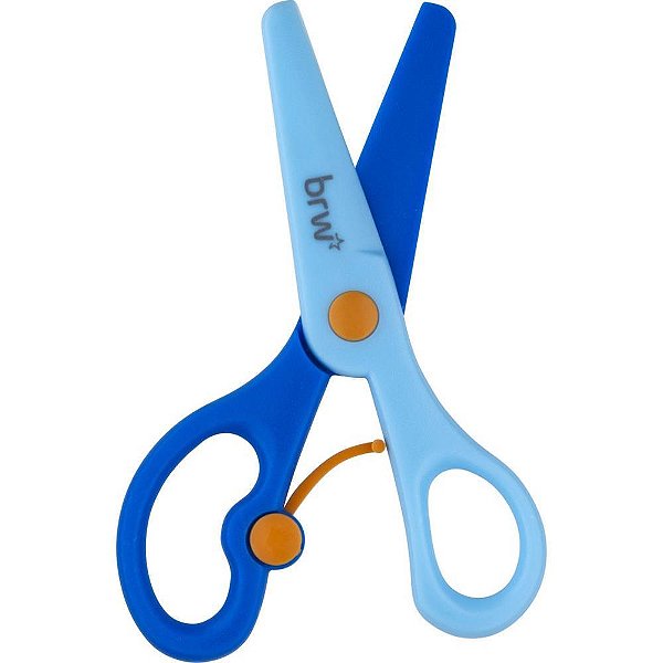 Tesoura Escolar com Mola sem Lâmina 13CM Display C/ 12 Unidades