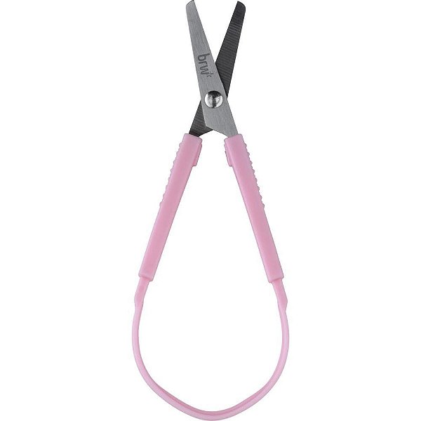 Tesoura Escolar Vai e Volta Rosa com Pontas Arredondadas – Blister com 1 Unidade