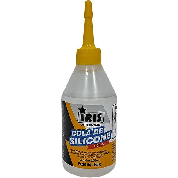 Cola para Artesanato Silicone Líquido 100ML Pacote com 5
