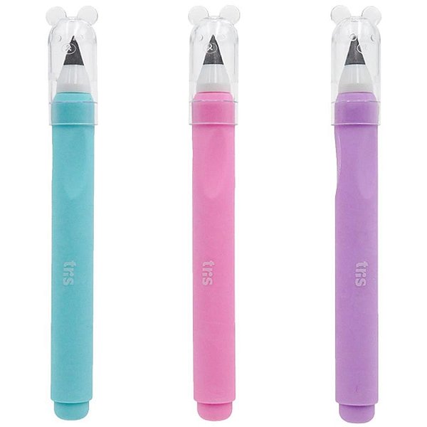 Lapiseira 2.0MM TRIS PLUS com Borracha 3 Cores Display com 24