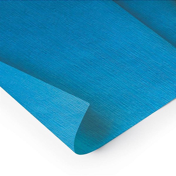 Papel Crepom 48CM X 2,00M Azul Royal (pacote com 1O)