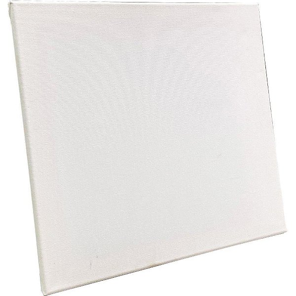 Tela para Pintura 40X40CM com Moldura de Madeira (pacote com 4 Unidades)