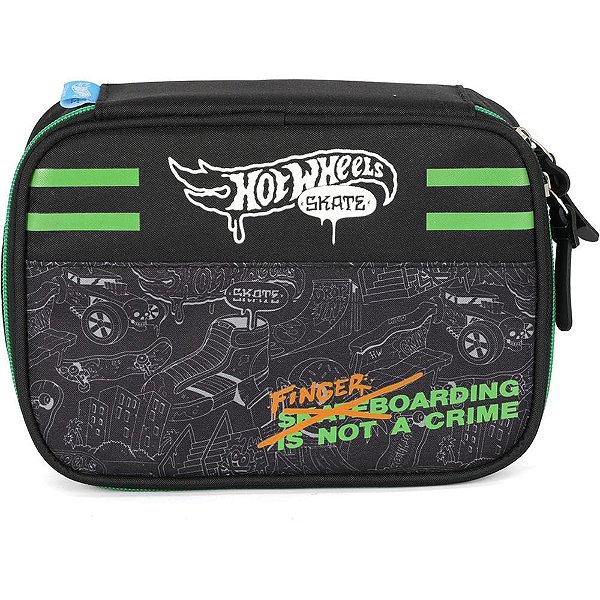 Estojo BOX HOT Wheels Verde G