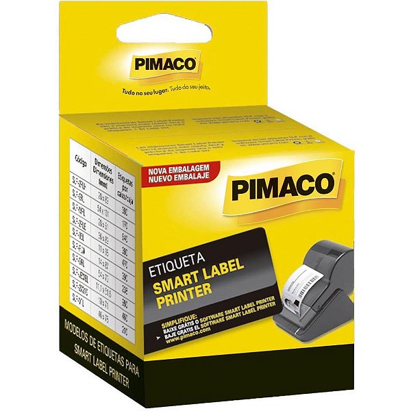 Etiqueta Adesiva SLP-2RLH com 190 Etiquetas 28MM X 89MM Caixa com 02 Bobinas