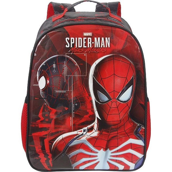 Mochila Infantil SPIDER-MAN X1 com Rodinhas Tamanho G