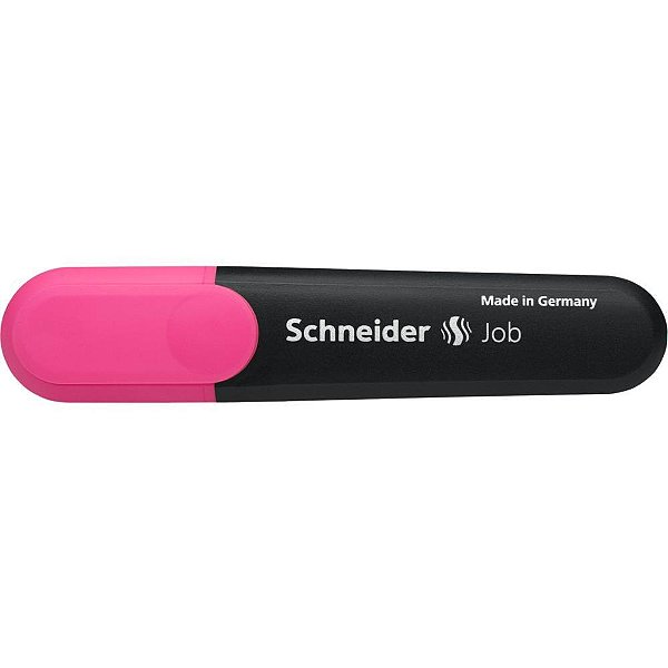 Caneta Marca Texto JOB Schneider Rosa Caixa com 10