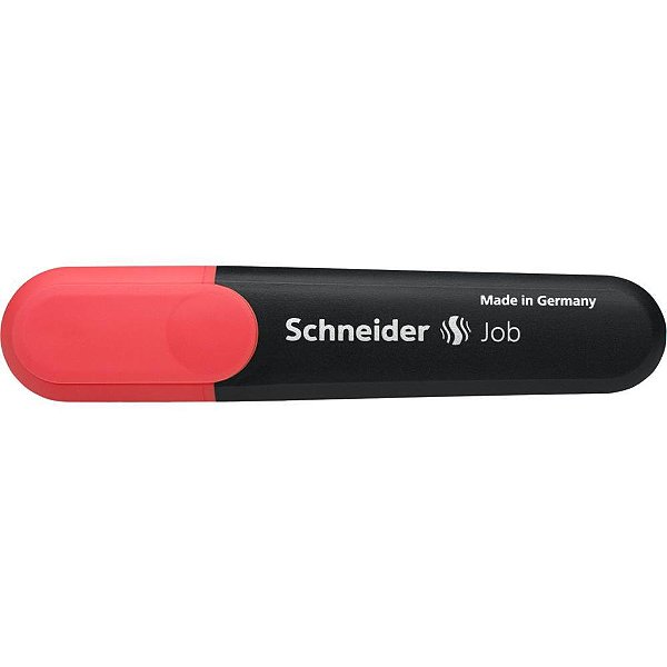 Caneta Marca Texto JOB Schneider Vermelha Caixa com 10