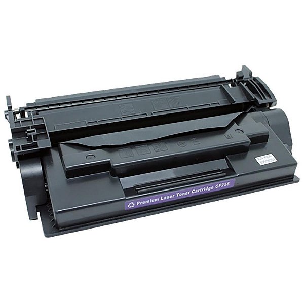 Cartucho de Toner Compatível HP 58X Preto CF258X com CHIP
