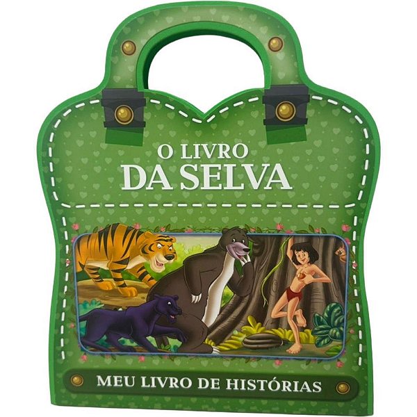 Livro Infantil Ilustrado Maleta EVA Selva 20X24 25P