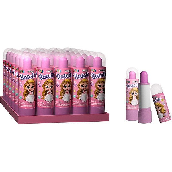 Doce Batolito Batom de Pirulito Display com 30 Unidades