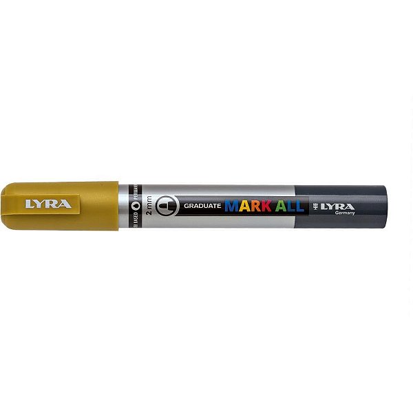 Marcador Artístico Dourado LYRA Graduate MARK