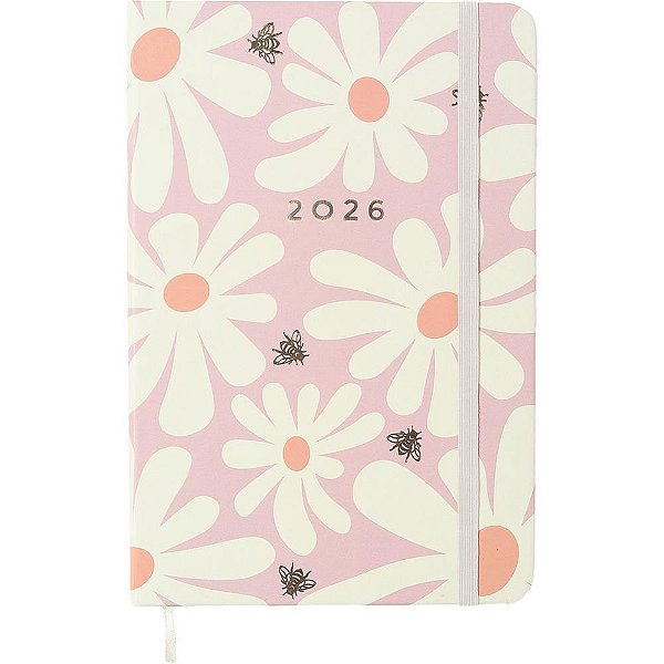 AGENDA/PLANNER 2026 Melissa PINK Bloomy 80F 14X21