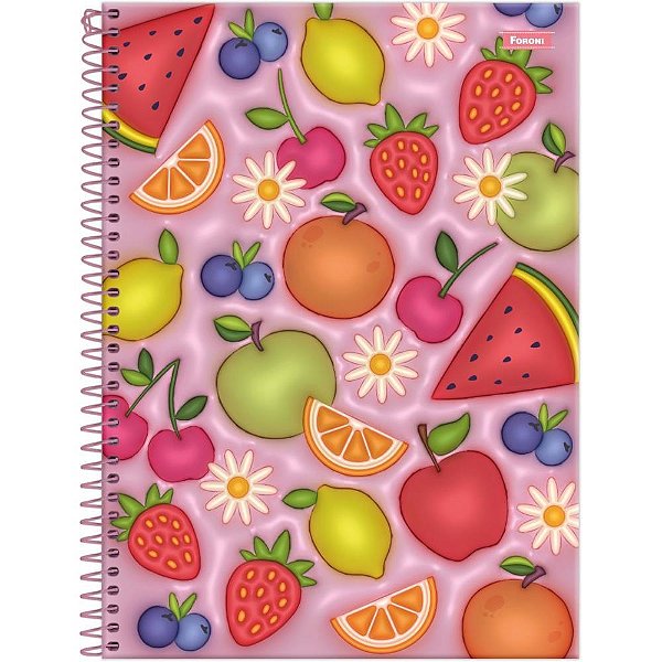 Caderno 01X1 Capa Dura Nicecream 80F Pacote com 05