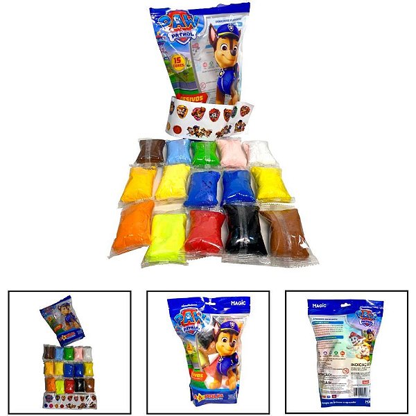 Massa para Modelar Criativa P.canina Chase 150G C/ADESIVOS
