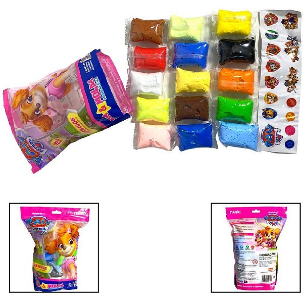 Massa para Modelar Criativa P.canina SKYE 150G C/ADESIVOS