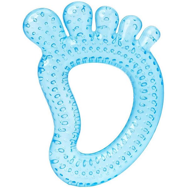 Mordedor Infantil Pezinho C/AGUA Azul