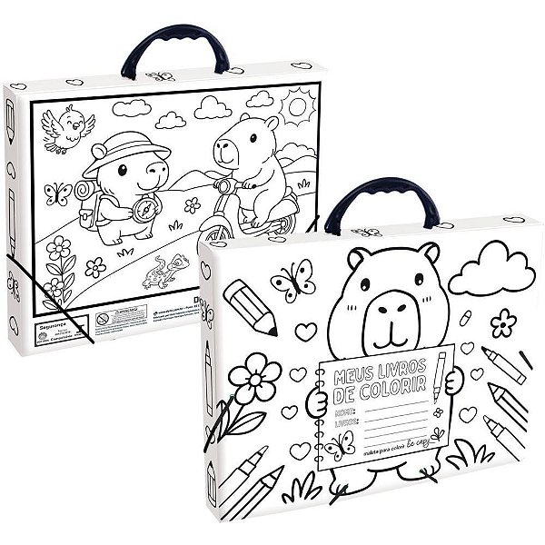 Maleta Plástica com ALÇA Capivara A4 BE CAPPY II P/COLO