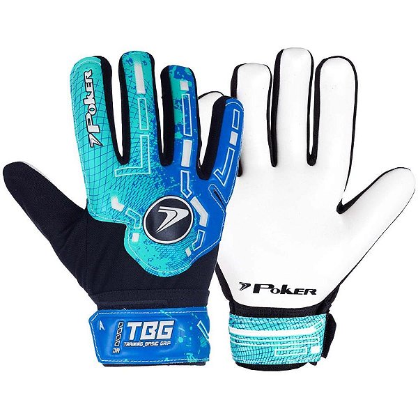 Luva para Futebol Training GRIP JR. 6 AZ/VDA/BR PAR