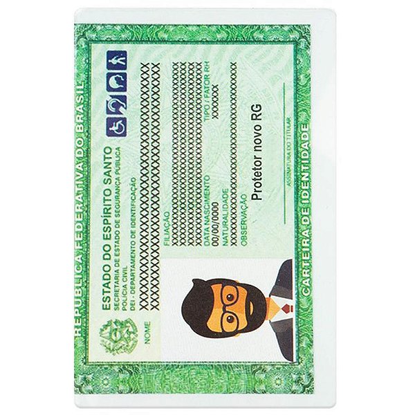 Protetor para Documentos RG Protetor Nova Medida